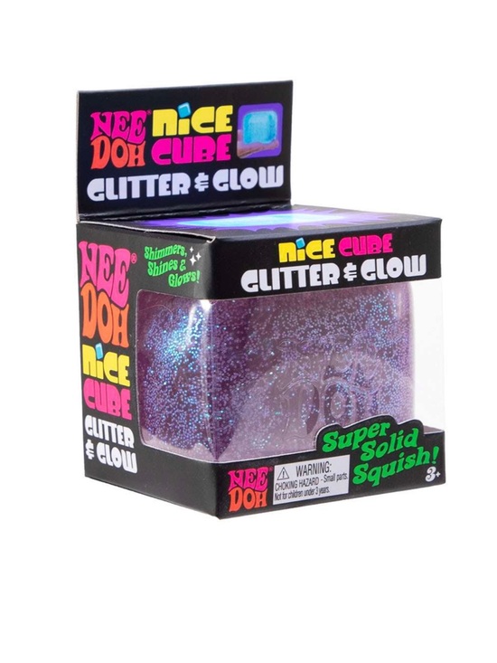 Schylling Other - Purple NeeDoh Nice Cube Glitter & Glow Squishy Toy